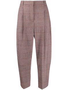 Stella McCartney зауженные брюки в клетку