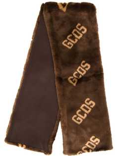 Gcds шарф из искусственного меха с логотипом