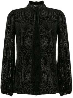 Paule Ka блузка с узором пейсли в технике деворе