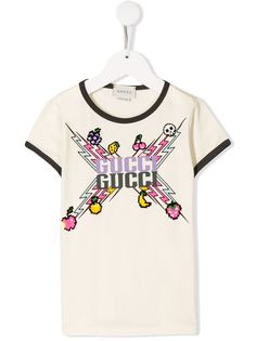 Gucci Kids футболка с логотипом