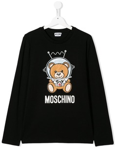 Moschino Kids топ Astronaut Teddy Bear