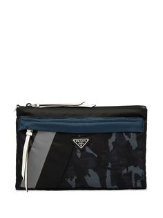 Prada клатч в стиле колор-блок