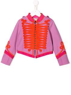 Stella McCartney Kids джинсовая куртка в стиле милитари