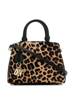 DKNY сумка-тоут Paige с леопардовым принтом