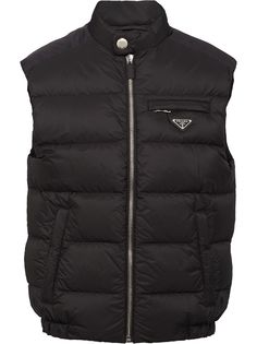 Prada дутый жилет
