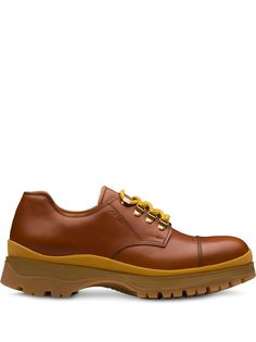 Prada дерби на шнуровке