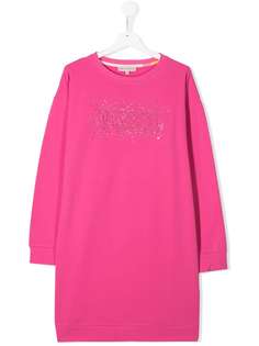 Emilio Pucci Junior платье с длинными рукавами и логотипом