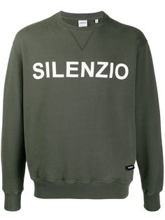 Aspesi толстовка с принтом Silenzio