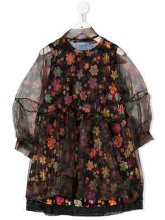 Mi Mi Sol шифоновое платье с цветочным принтом