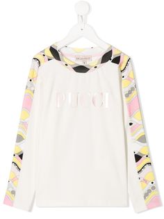 Emilio Pucci Junior платье из джерси с принтом