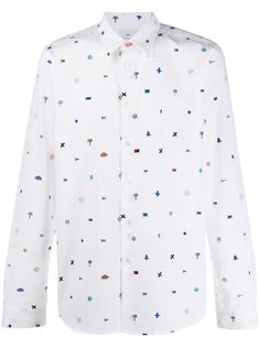 PS Paul Smith рубашка с принтом
