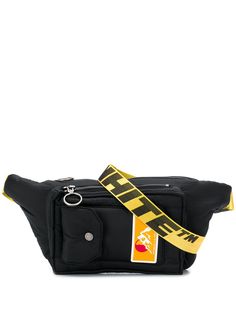 Off-White дутая поясная сумка