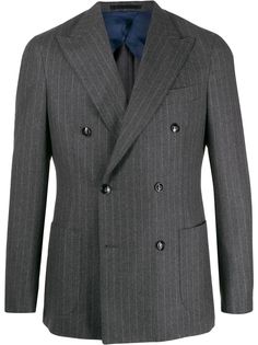 Barba полосатый пиджак узкого кроя