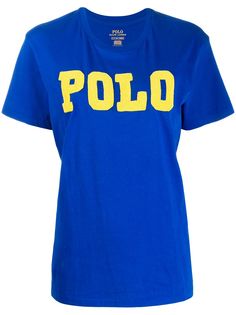 Polo Ralph Lauren футболка с декорированным логотипом