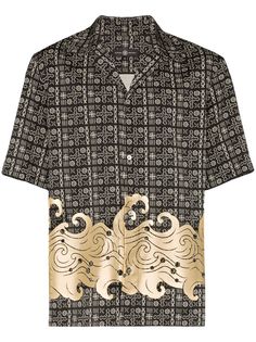 Edward Crutchley рубашка с принтом из коллаборации с Woolmark