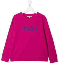 Emilio Pucci Junior толстовка с логотипом