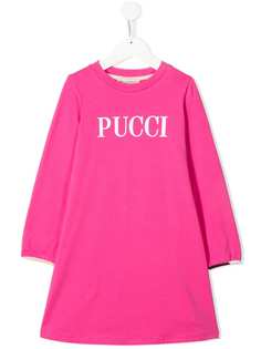 Emilio Pucci Junior платье с логотипом