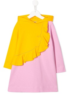 Vivetta Kids двухцветное платье со вставкой
