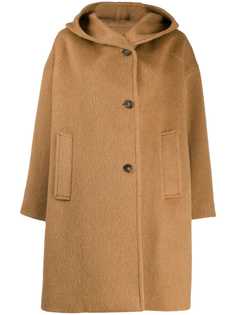 Alberto Biani однобортное пальто с капюшоном