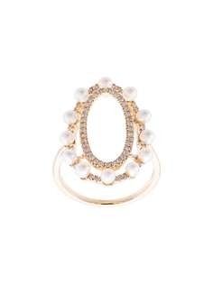 Dana Rebecca Designs кольцо с бриллиантами и жемчугом