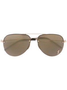 Saint Laurent Eyewear солнцезащитные очки "авиаторы" Monogram 