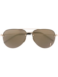 Saint Laurent Eyewear солнцезащитные очки "авиаторы" Monogram 