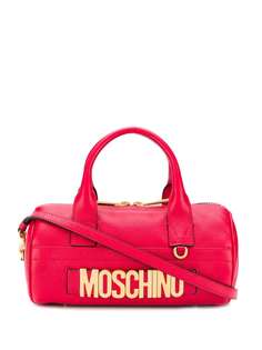 Moschino объемная сумка на плечо с логотипом