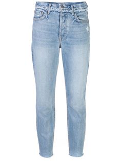 Grlfrnd джинсы скинни с необработанными краями