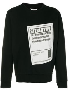 Maison Margiela толстовка с заплаткой Stereotype с логотипом