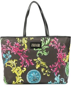Versace Jeans Couture сумка-тоут с цветочным принтом