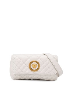 Versace стеганая поясная сумка