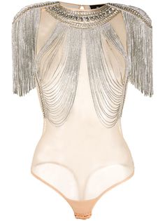 Elisabetta Franchi декорированное боди