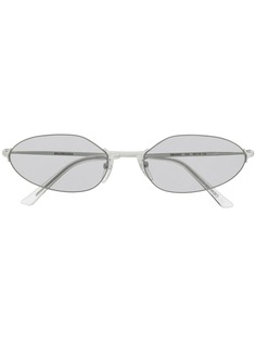 Balenciaga Eyewear солнцезащитные очки в овальной оправе