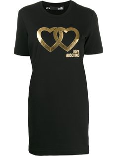 Love Moschino платье-футболка с принтом