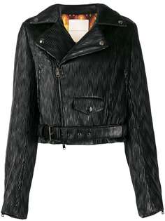 Marco De Vincenzo байкерская куртка с принтом