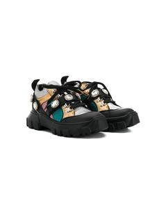 Andrea Montelpare embellished colour-block sneakers