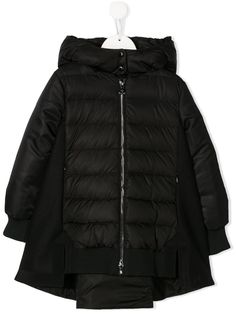 Moncler Kids длинный пуховик