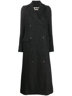 Uma Wang длинное двубортное пальто