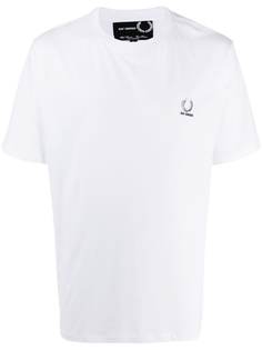 Raf Simons X Fred Perry футболка с декором Laurel