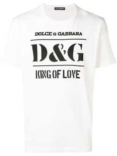 Dolce & Gabbana футболка King of Love