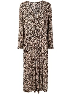 Zadig&Voltaire длинное платье Roux с леопардовым принтом