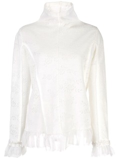 Renli Su кружевная блузка с высоким воротником