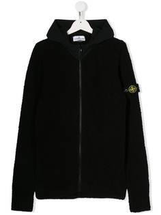 Stone Island Junior куртка с нашивкой-логотипом