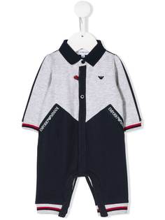 Emporio Armani Kids ромпер с логотипом