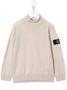 Stone Island Junior джемпер с высоким воротником