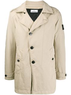 Stone Island короткое однобортное пальто