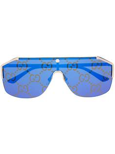 Gucci Eyewear солнцезащитные очки-авиаторы с монограммой