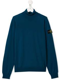 Stone Island Junior джемпер с высоким воротником