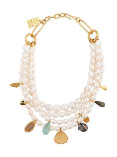 Lizzie Fortunato Jewels mixed charm necklace