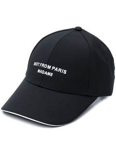 Drôle De Monsieur кепка с вышитой надписью